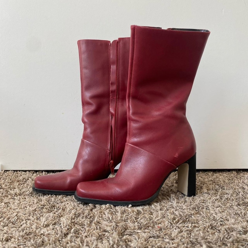Vintage red boots